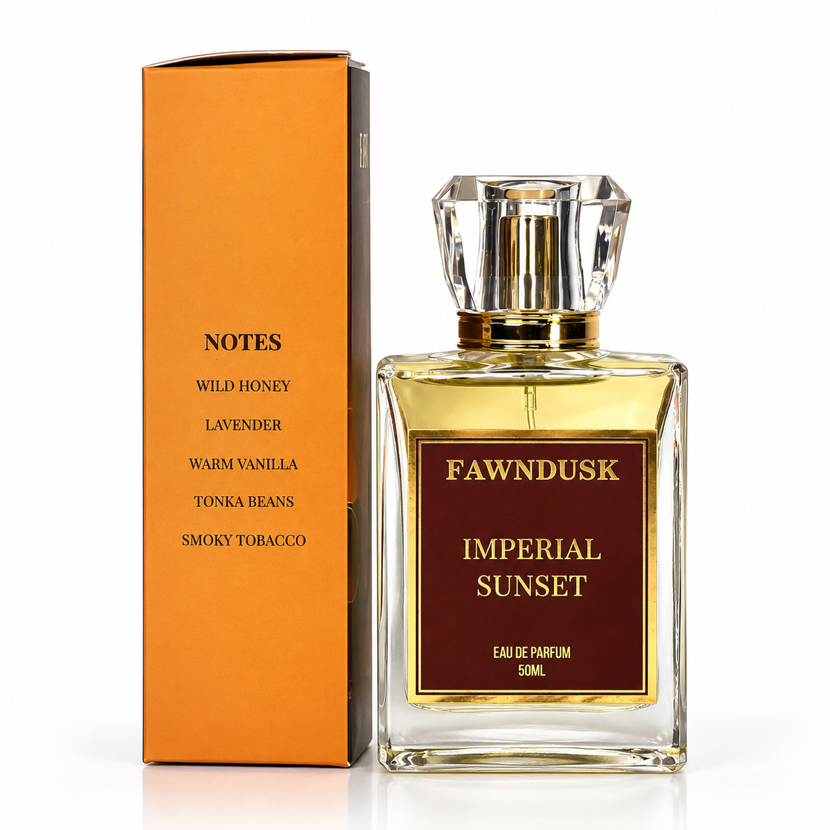 IMPERIAL SUNSET - WILD HONEY VANILLA TONKA BEAN TOBACCO MUSK | 50ML +  FREE 8ML Tester Worth ₹299
