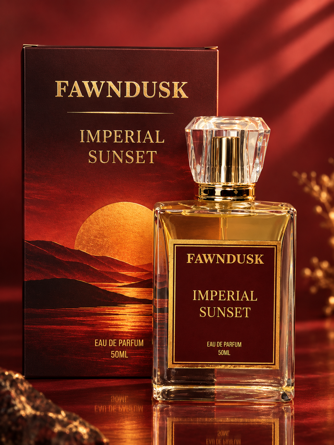 IMPERIAL SUNSET - WILD HONEY VANILLA TONKA BEAN TOBACCO MUSK | 50ML +  FREE 8ML Tester Worth ₹299