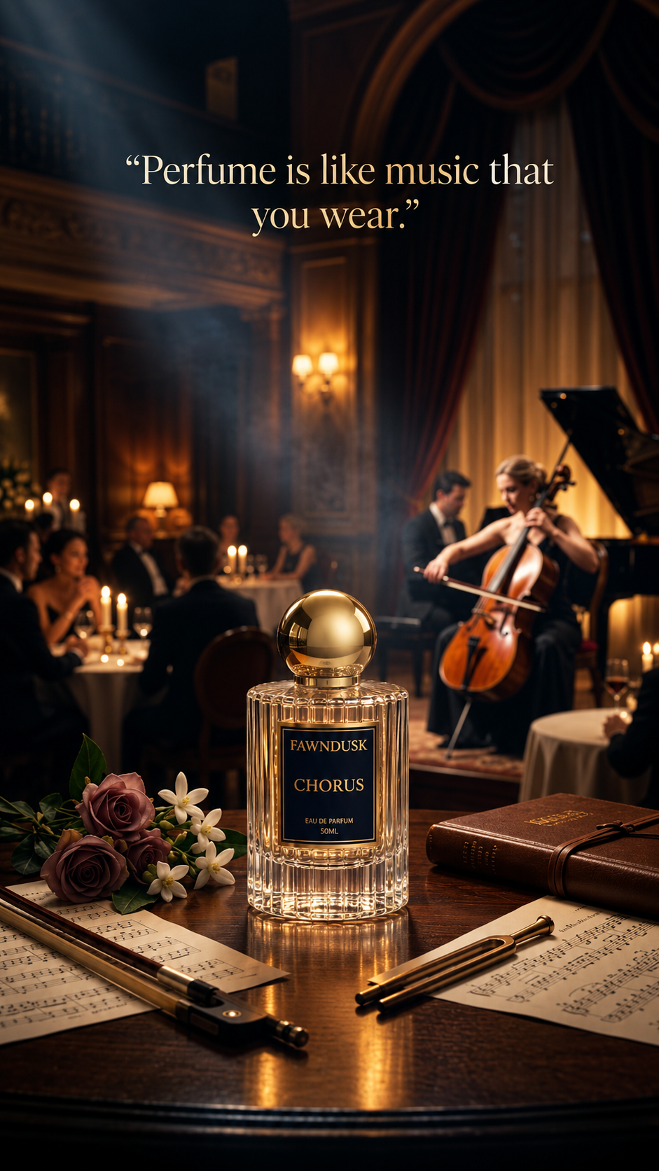 Fawndusk Chorus Eau De Parfum – Fresh, Bold & Unforgettable | 50ml + FREE 8ML Tester Worth ₹299